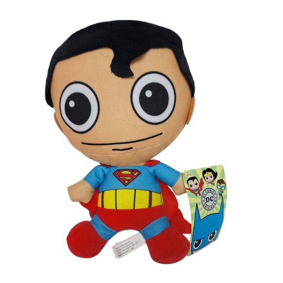 Toy Factory DC Comics Superman Plush Caricature Big Head Stuffed Figure 11" - Picture 1 of 7